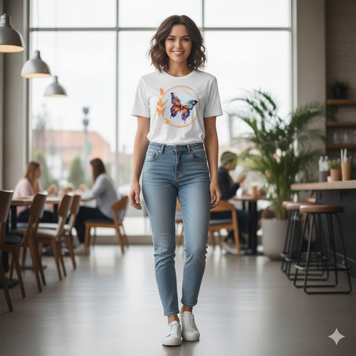 DryBlend® T-Shirt - Beautiful butterfly