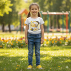 T-shirt classique pour jeunes - Abeille travailleuse bulles