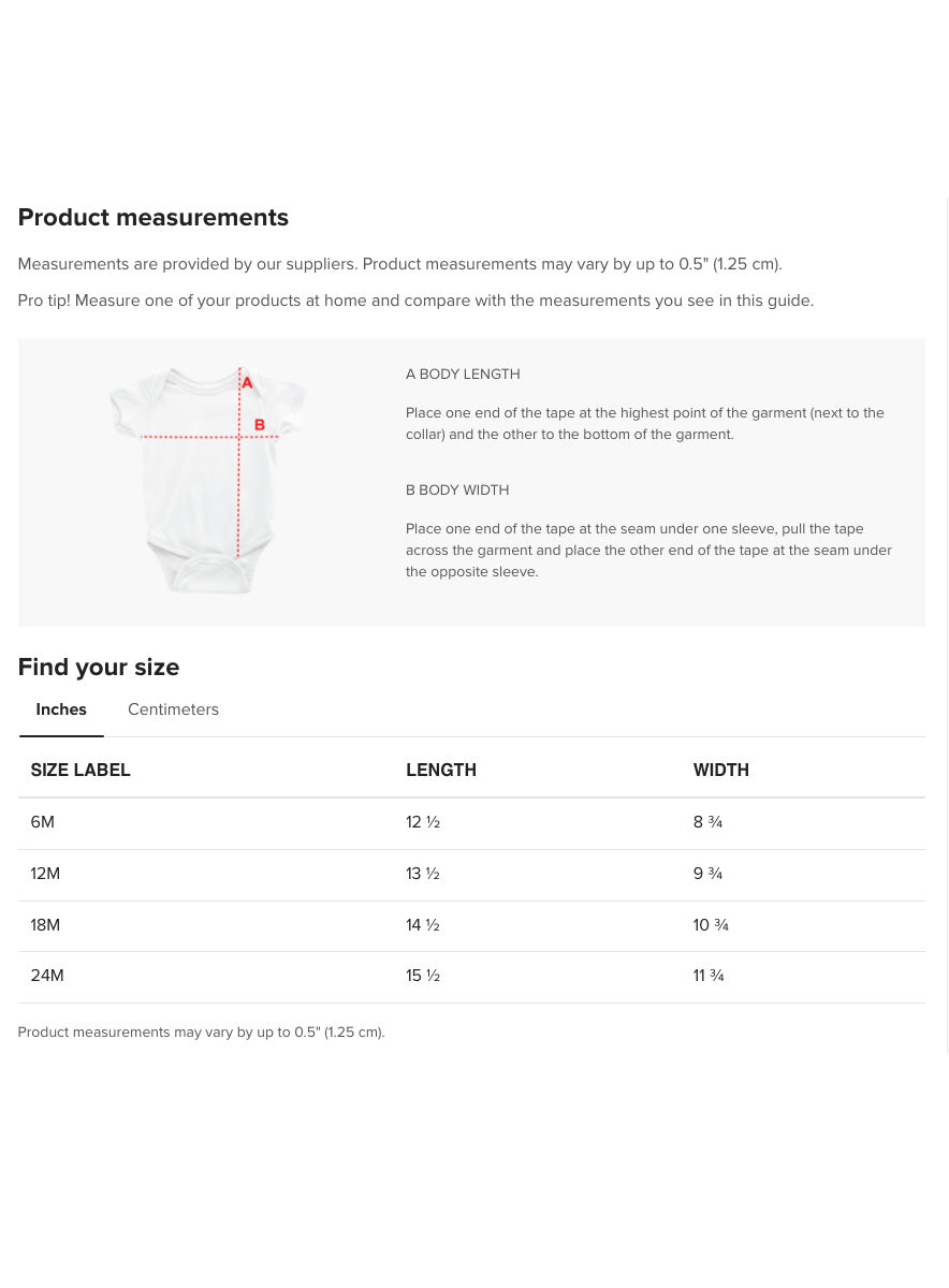 Infant bodysuit - Believe