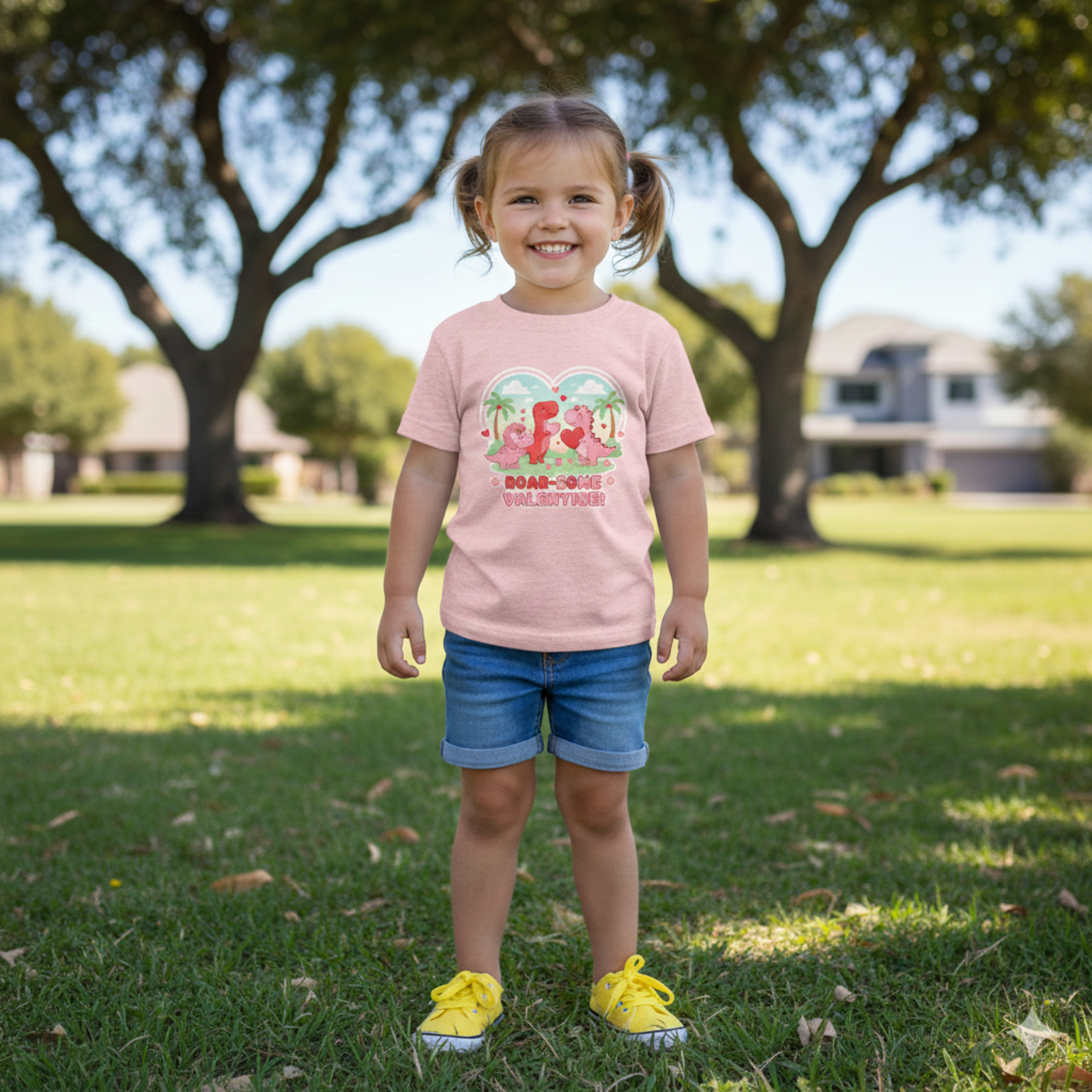 Youth classic tee - Roar-some Valentine