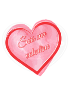 Infant bodysuit - Be my Valentine French