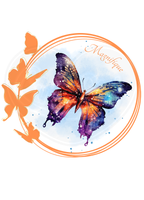 DryBlend® T-Shirt - Beautiful butterfly French