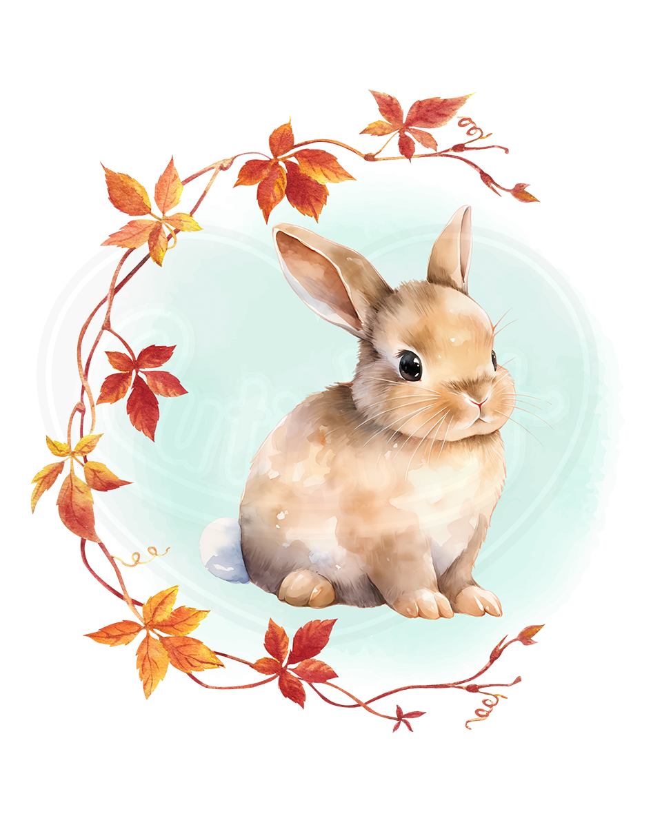 Infant bodysuit - Bunny leaves