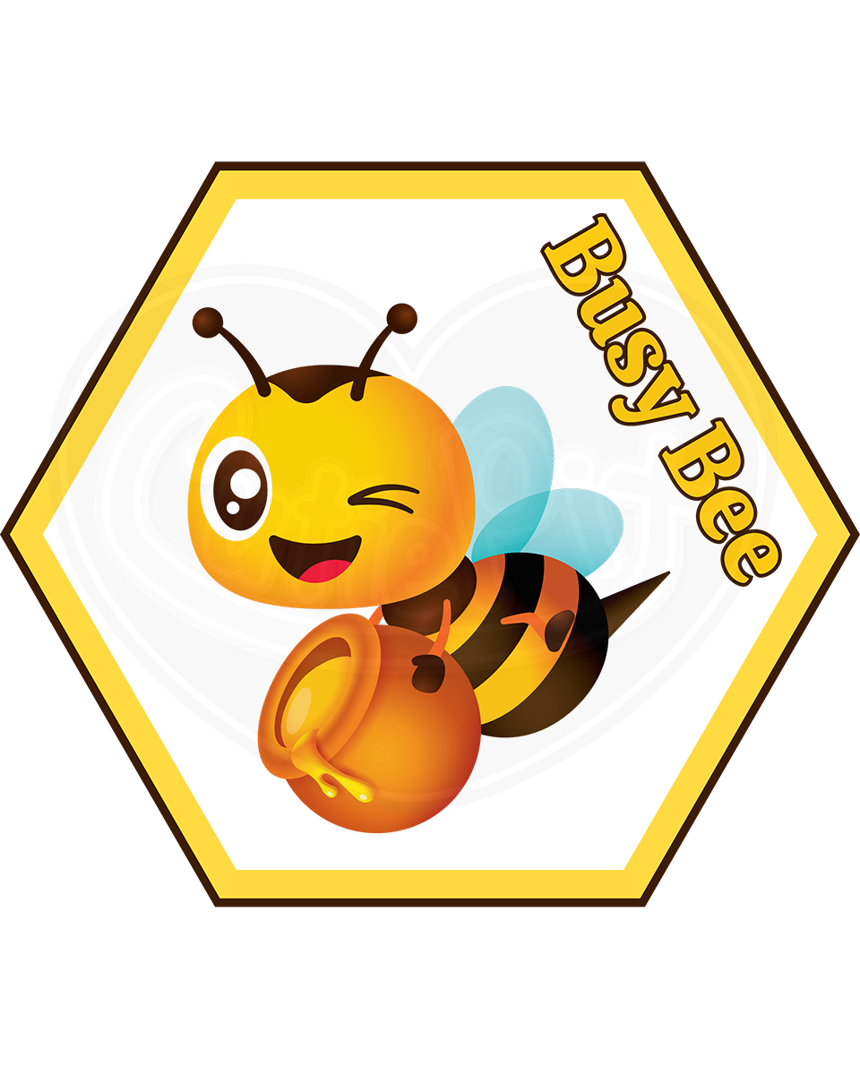 Infant bodysuit - Busy bee hexagon