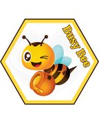 Infant bodysuit - Busy bee hexagon