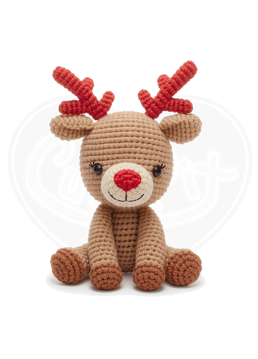 Youth classic tee - Crochet reindeer