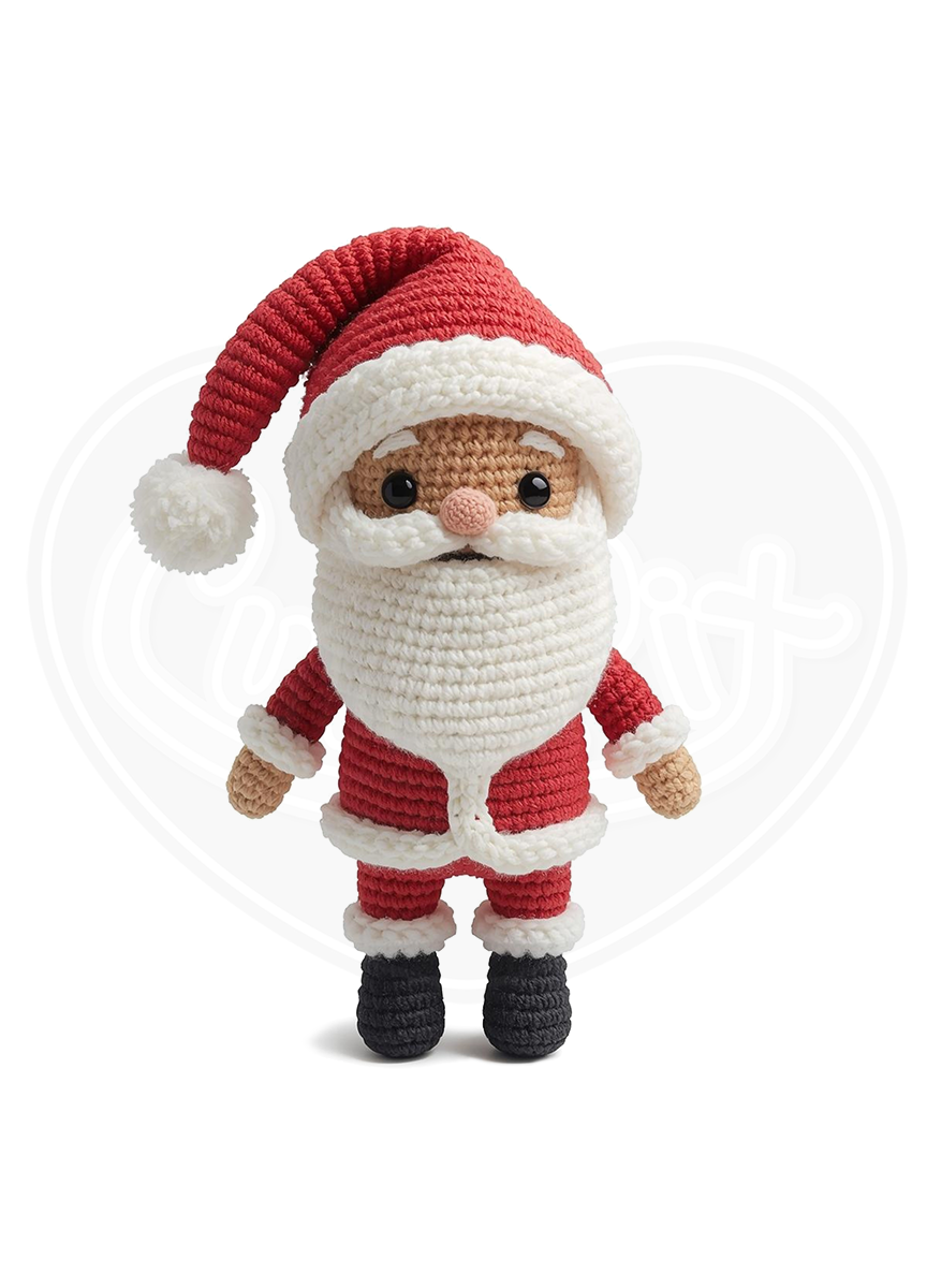 Youth classic tee - Crochet Santa