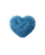 Body bébé - Cœur cyan au crochet 1
