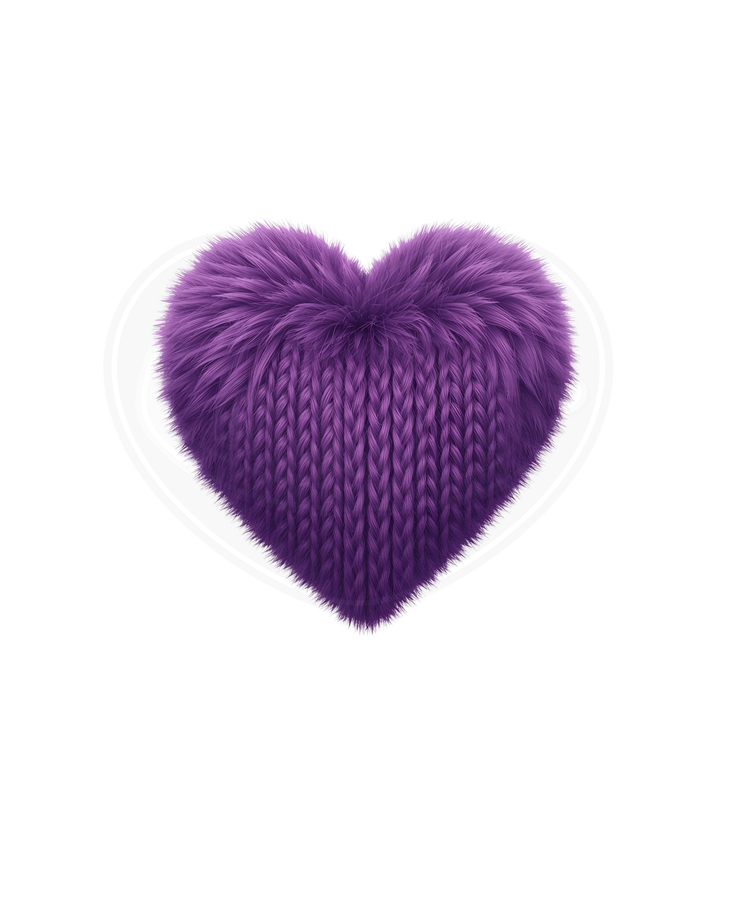 Body bébé - Cœur mauve au crochet 1