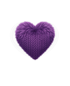 Body bébé - Cœur mauve au crochet 1