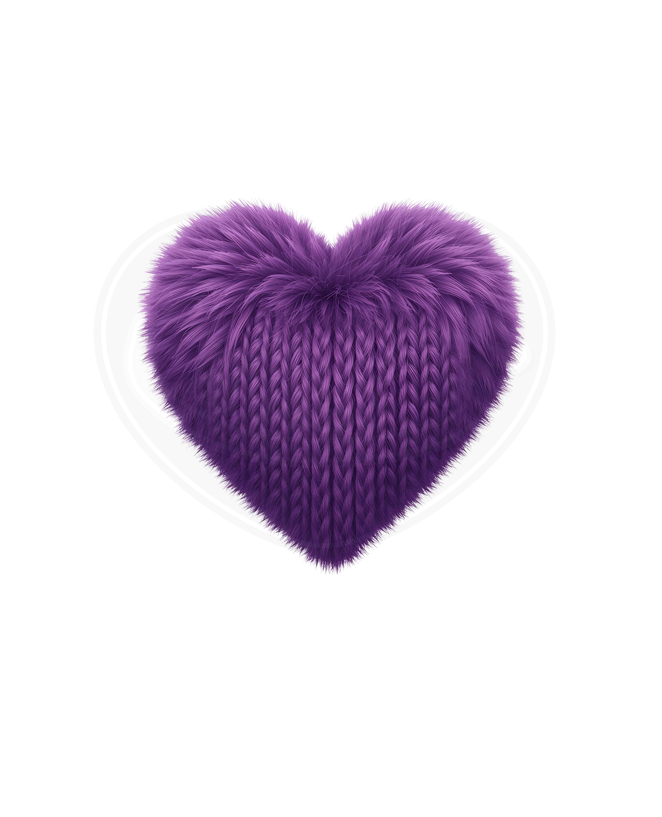 Body bébé - Cœur mauve au crochet 1