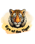 Infant bodysuit - Eye of the tiger orange