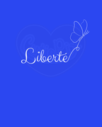 DryBlend® T-Shirt - Freedom butterfly white French