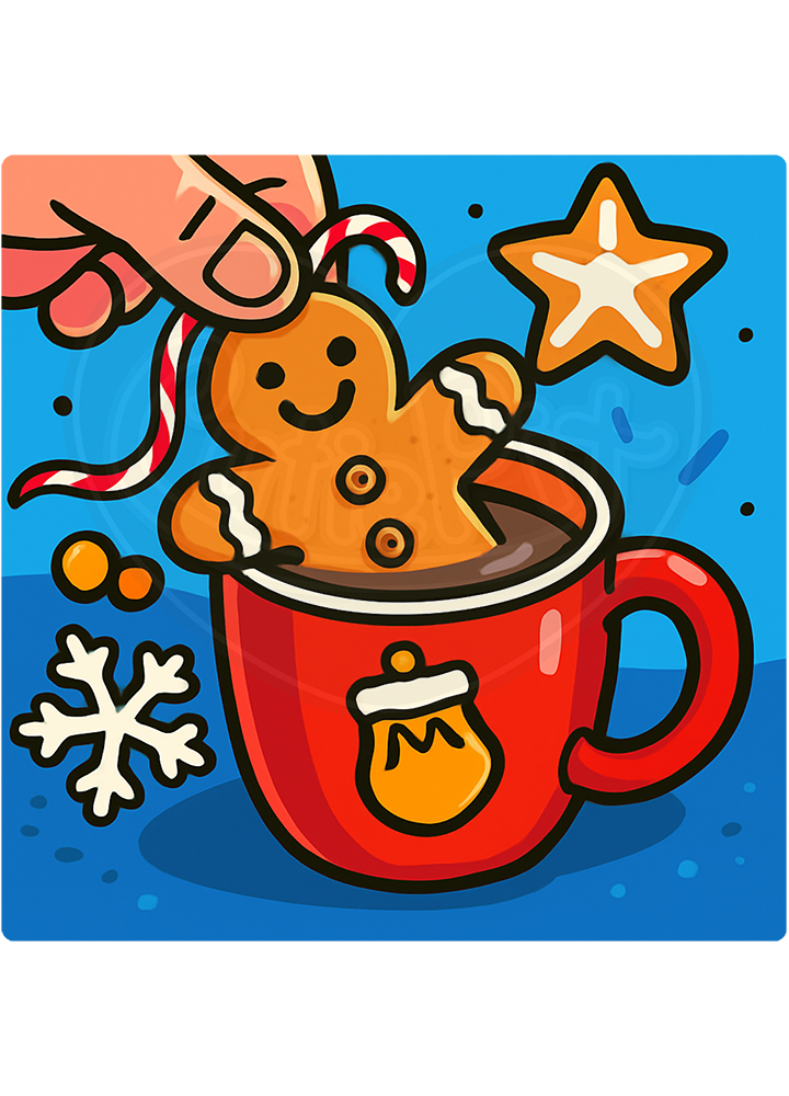 Infant bodysuit - Gingerbread cookie cup