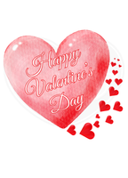 Unisex classic tee - Happy Valentine's Day Heart