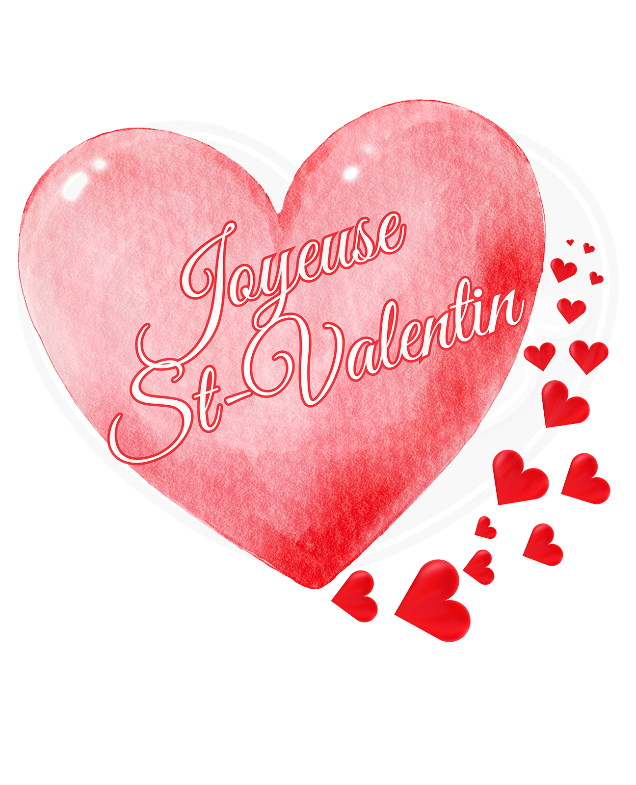 Youth classic tee - Happy Valentine's Day Heart French