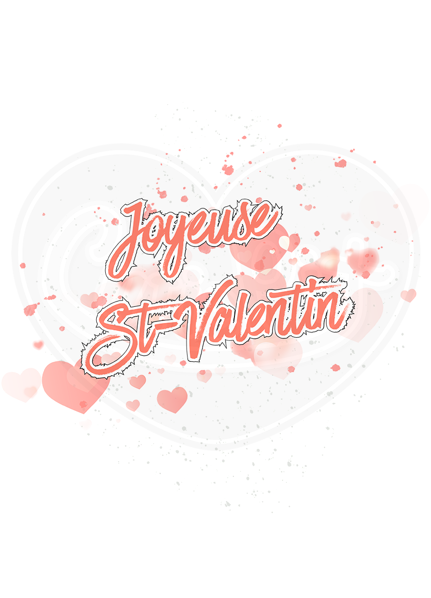 Infant bodysuit - Happy Valentine's Day French