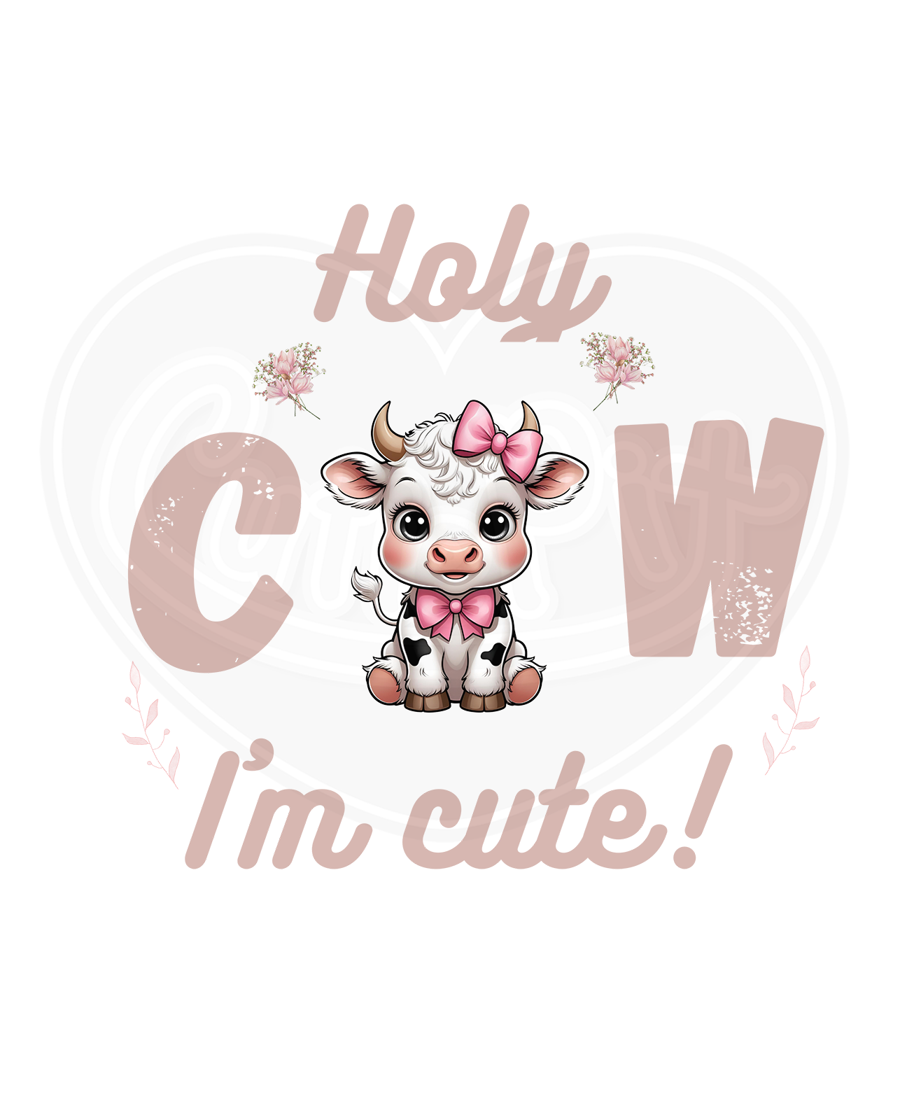 Infant bodysuit - Holy cow I'm cute pink