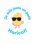 T-shirt DryBlend® - Je suis juste un petit haricot français