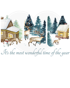 Youth classic tee - It's the most wonderful time of the year elk