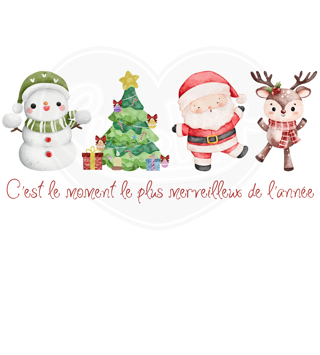 Infant bodysuit - It's the most wonderful time of the year French