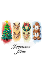 Infant bodysuit - Joyful Holidays French
