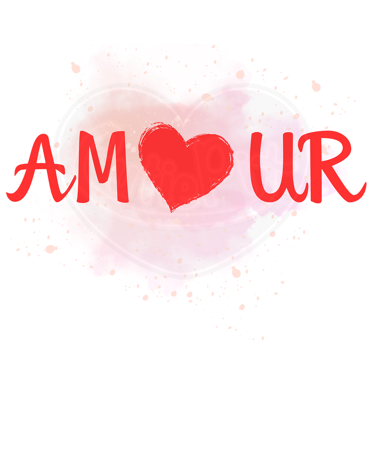 Youth classic tee - LOVE heart French