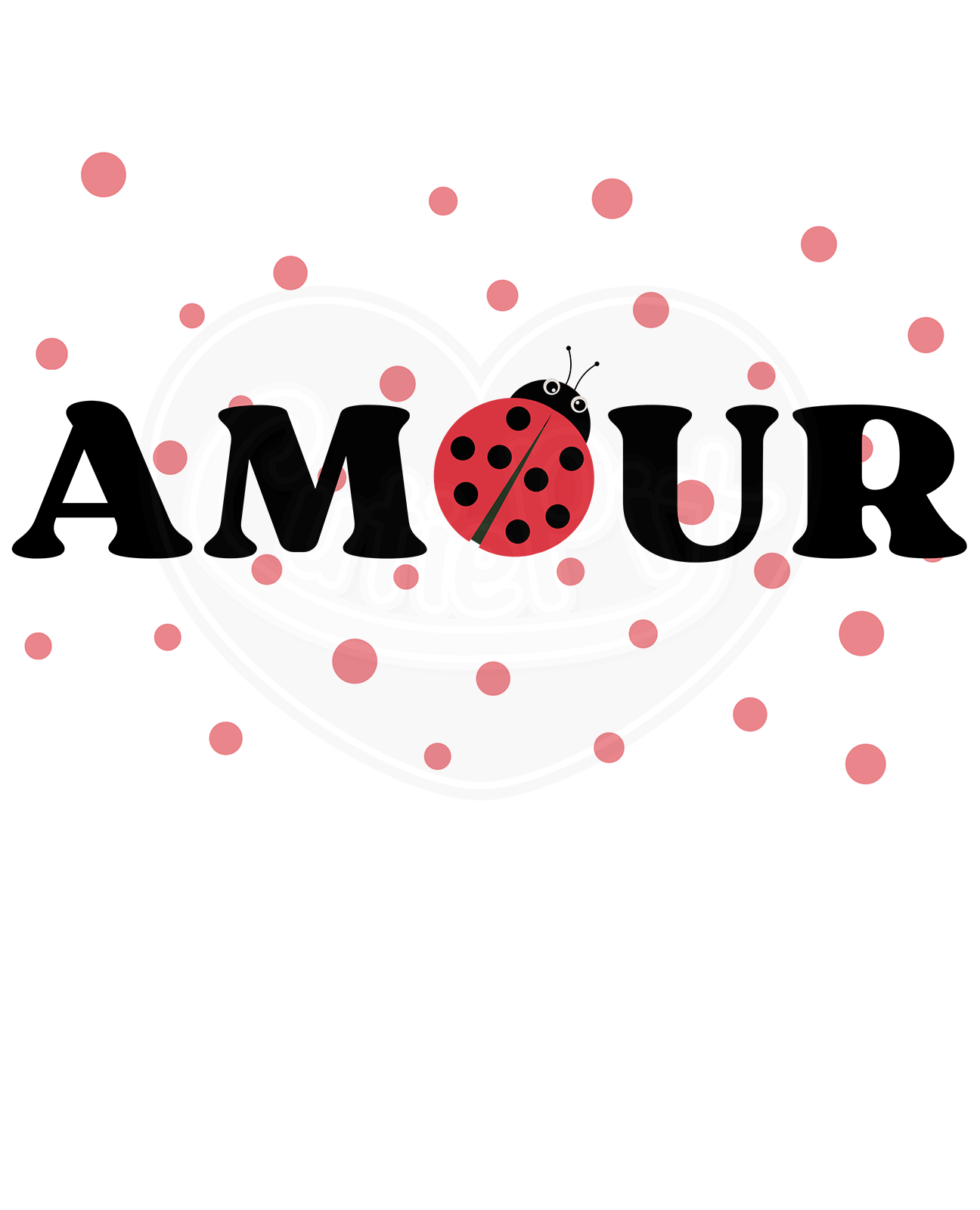 Youth classic tee - LOVE ladybug French