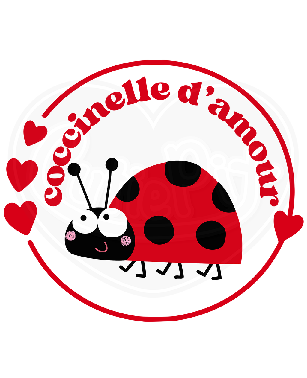 Unisex classic tee - Love bug beetle French