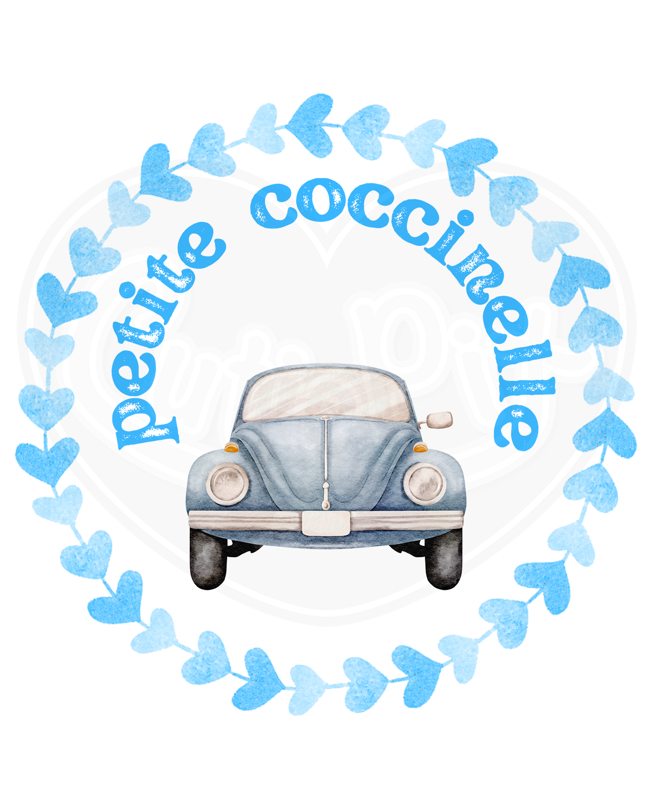 DryBlend® T-Shirt - Love bug car blue French