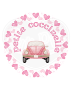 DryBlend® T-Shirt - Love bug car pink French