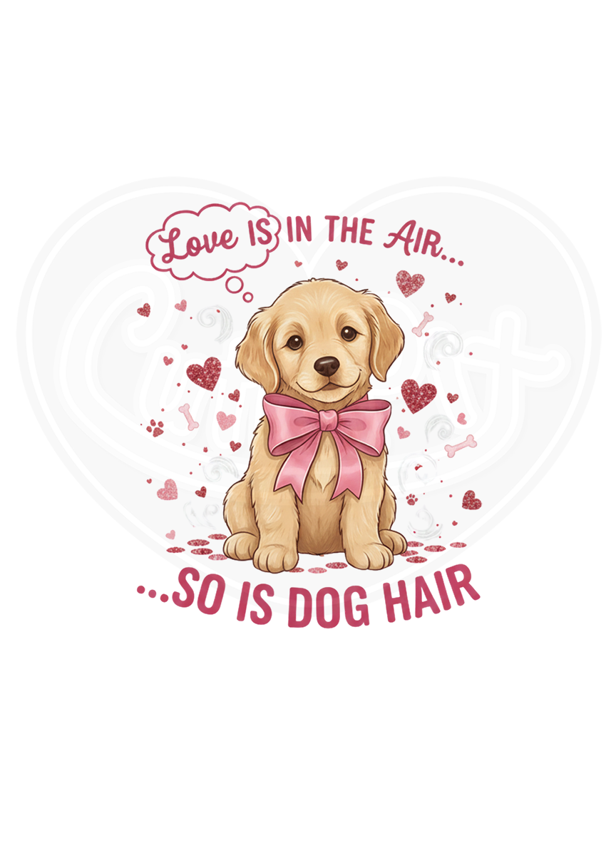 Youth classic tee - Love is in the air, so is dog hair
