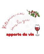 Unisex classic tee - Meet me under the mistletoe bring wine French