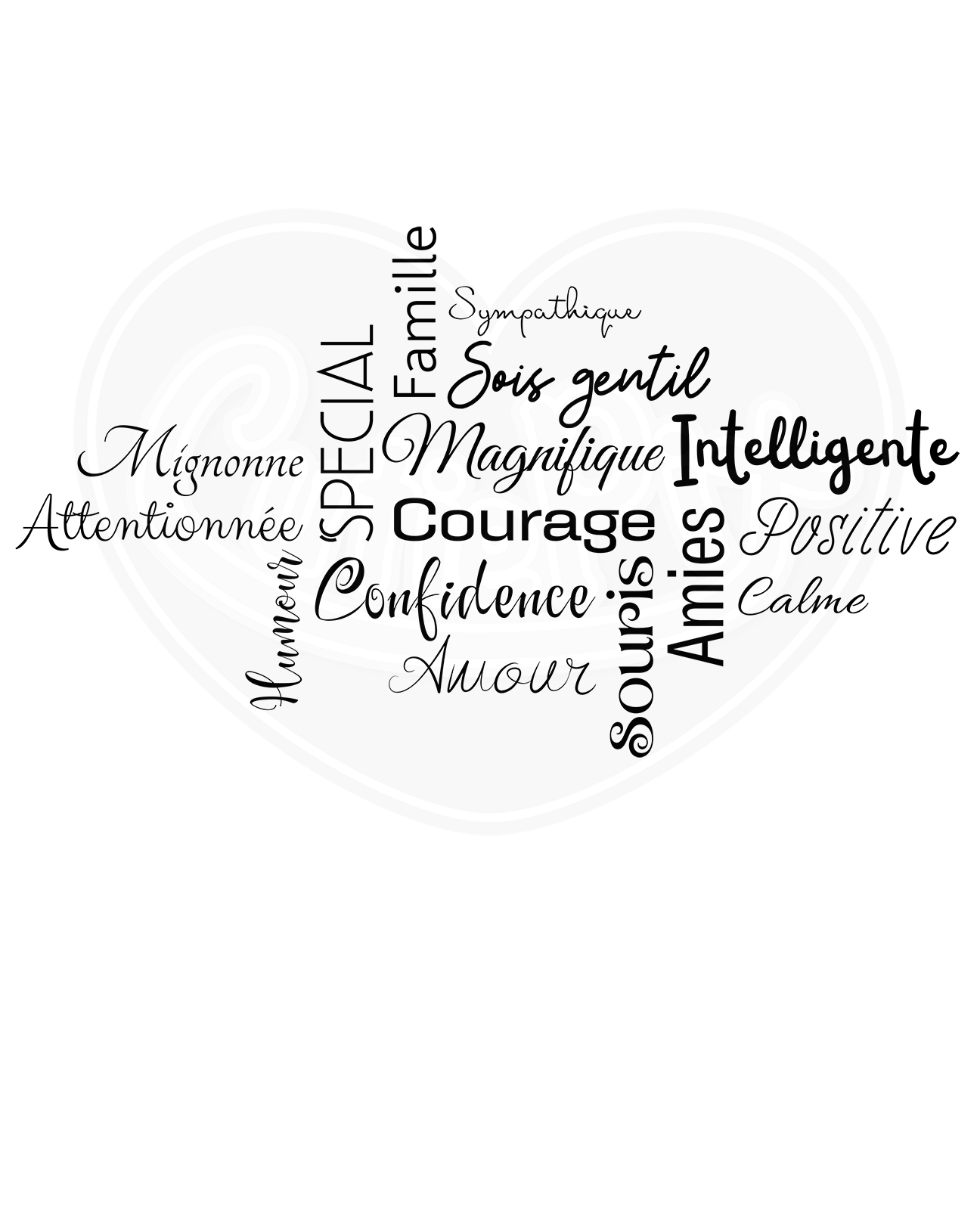 DryBlend® T-Shirt - Pattern confidence French