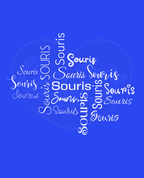 T-shirt DryBlend® - Patron souris blanc français