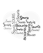 T-shirt DryBlend® - Patron souris français