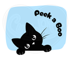 DryBlend® T-Shirt - Peek a boo cat