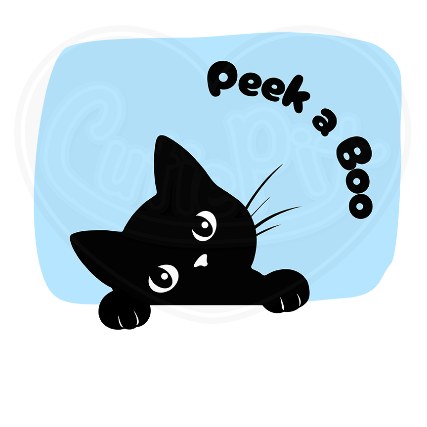 DryBlend® T-Shirt - Peek a boo cat