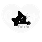 DryBlend® T-Shirt - Peek a boo cat simple