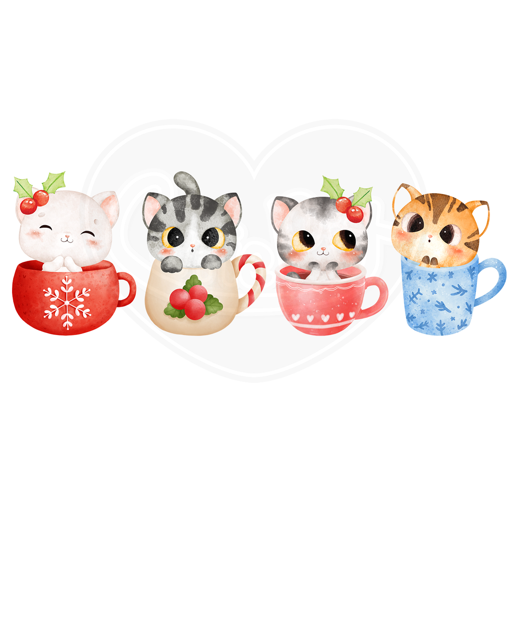 Infant bodysuit - Cats in cups