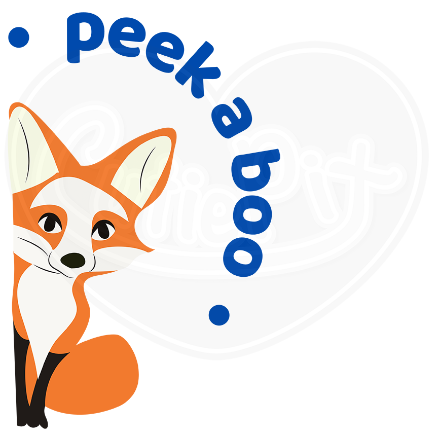 DryBlend® T-Shirt - Peek a boo fox