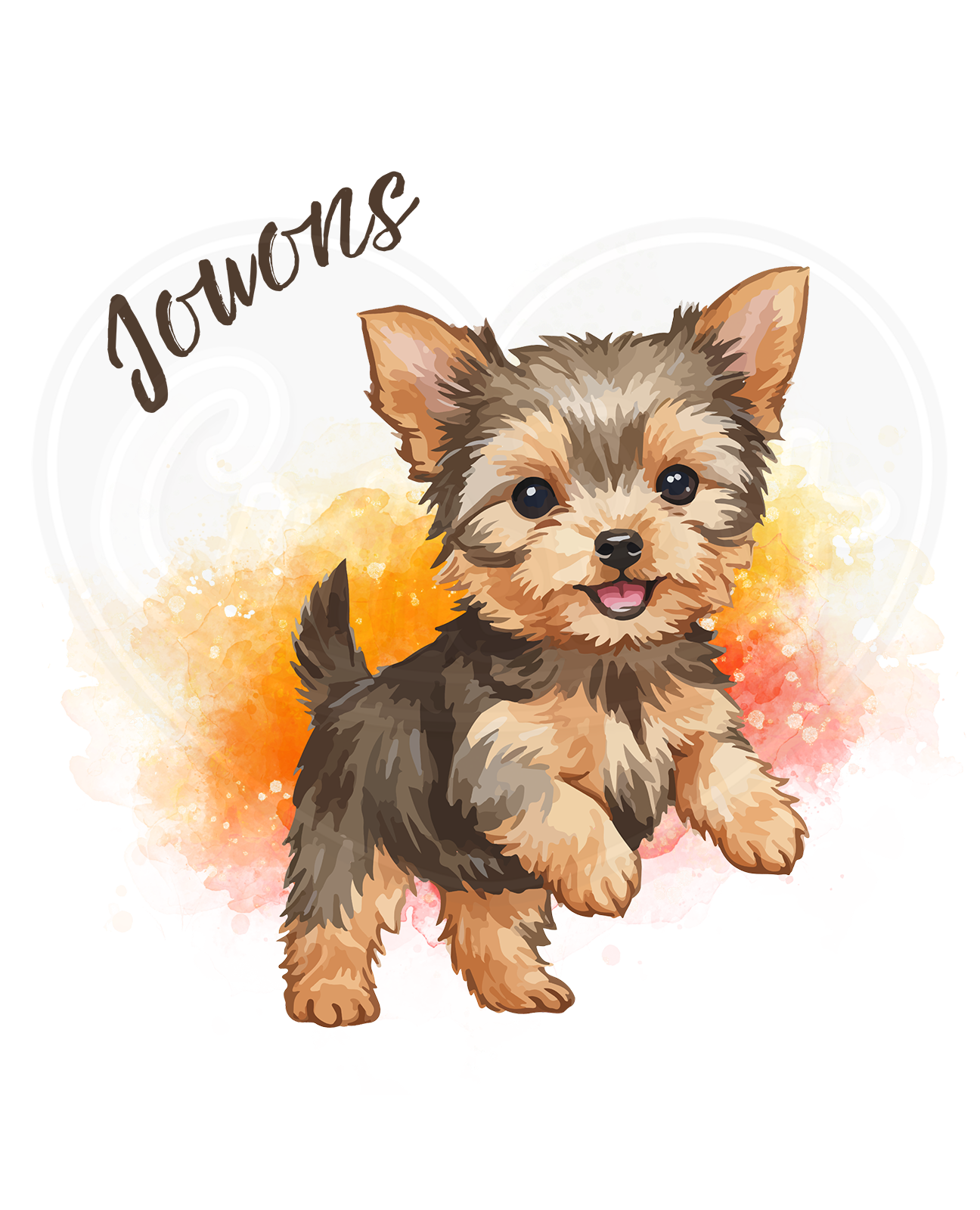 Infant bodysuit - Puppy yorkshire lets play French