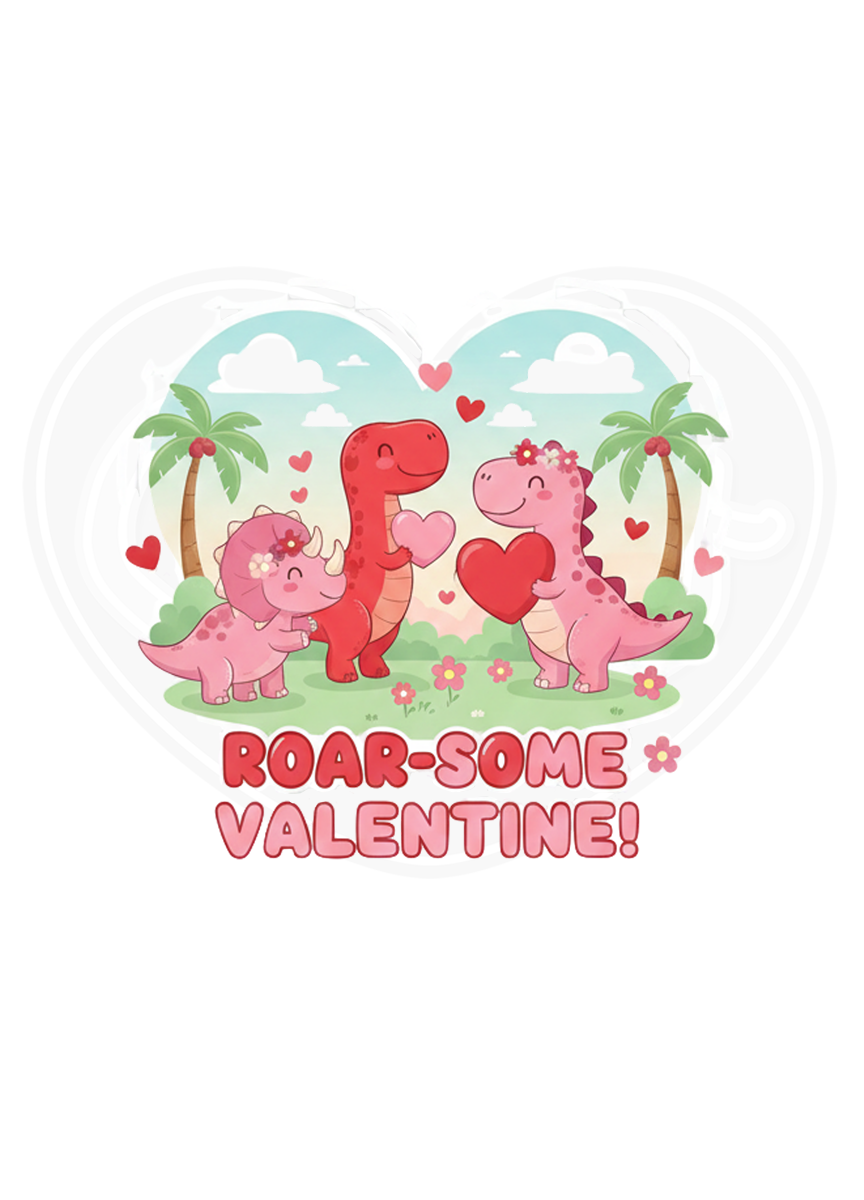 Youth classic tee - Roar-some Valentine