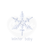 Infant bodysuit - Winter baby