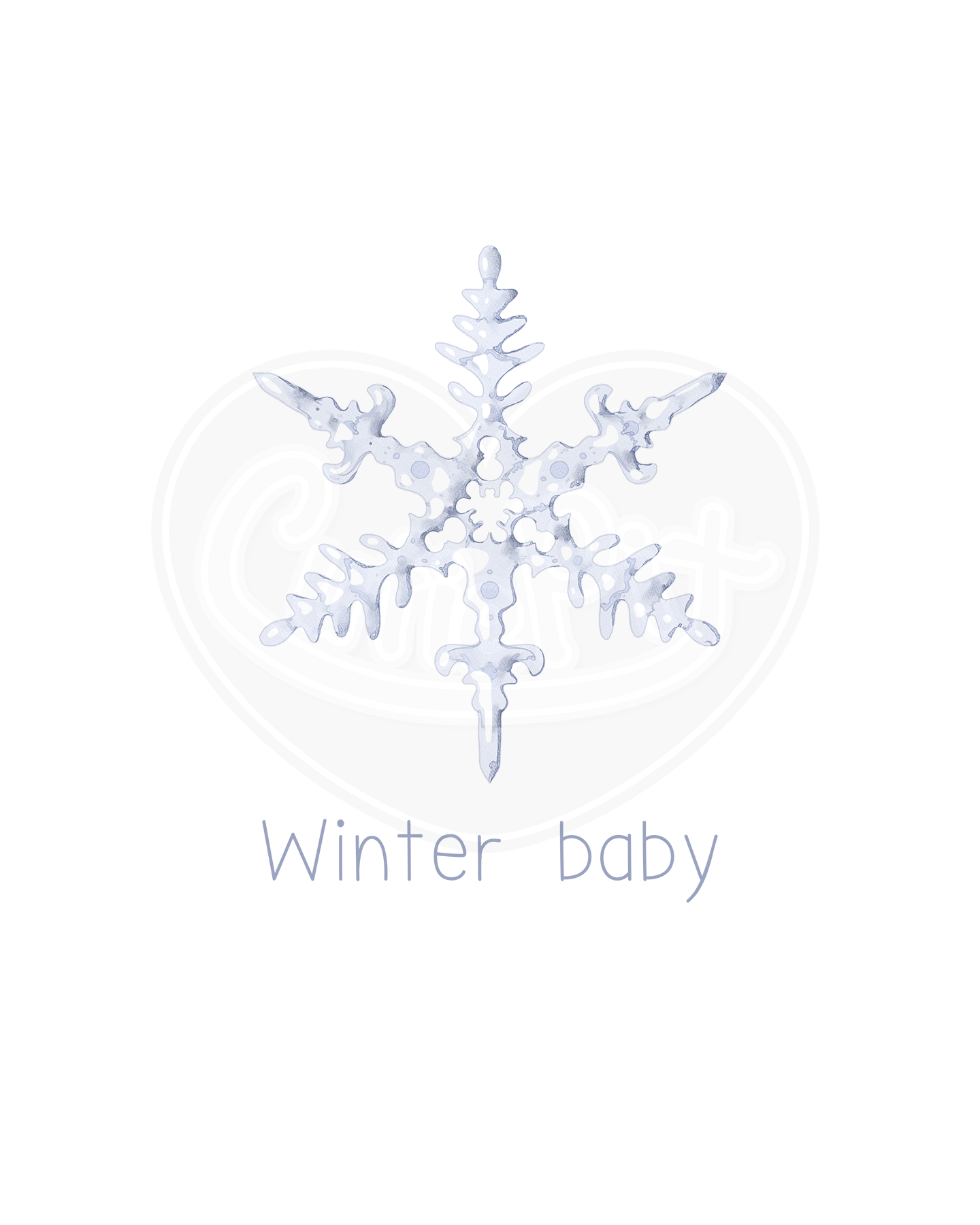Infant bodysuit - Winter baby