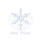 Infant bodysuit - Winter baby French