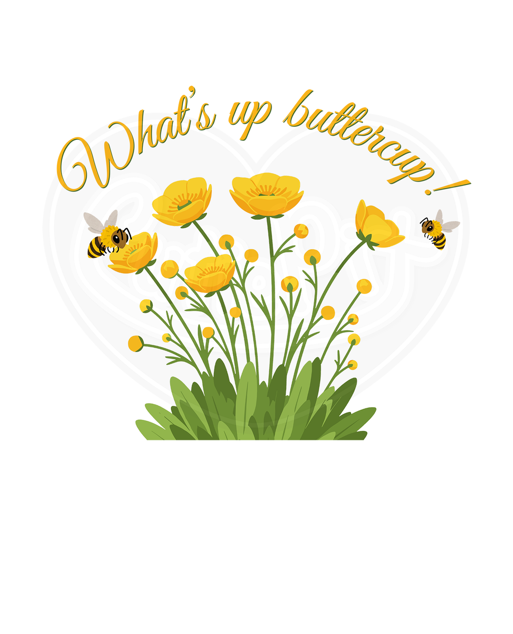 Unisex classic tee - What's up buttercup bees