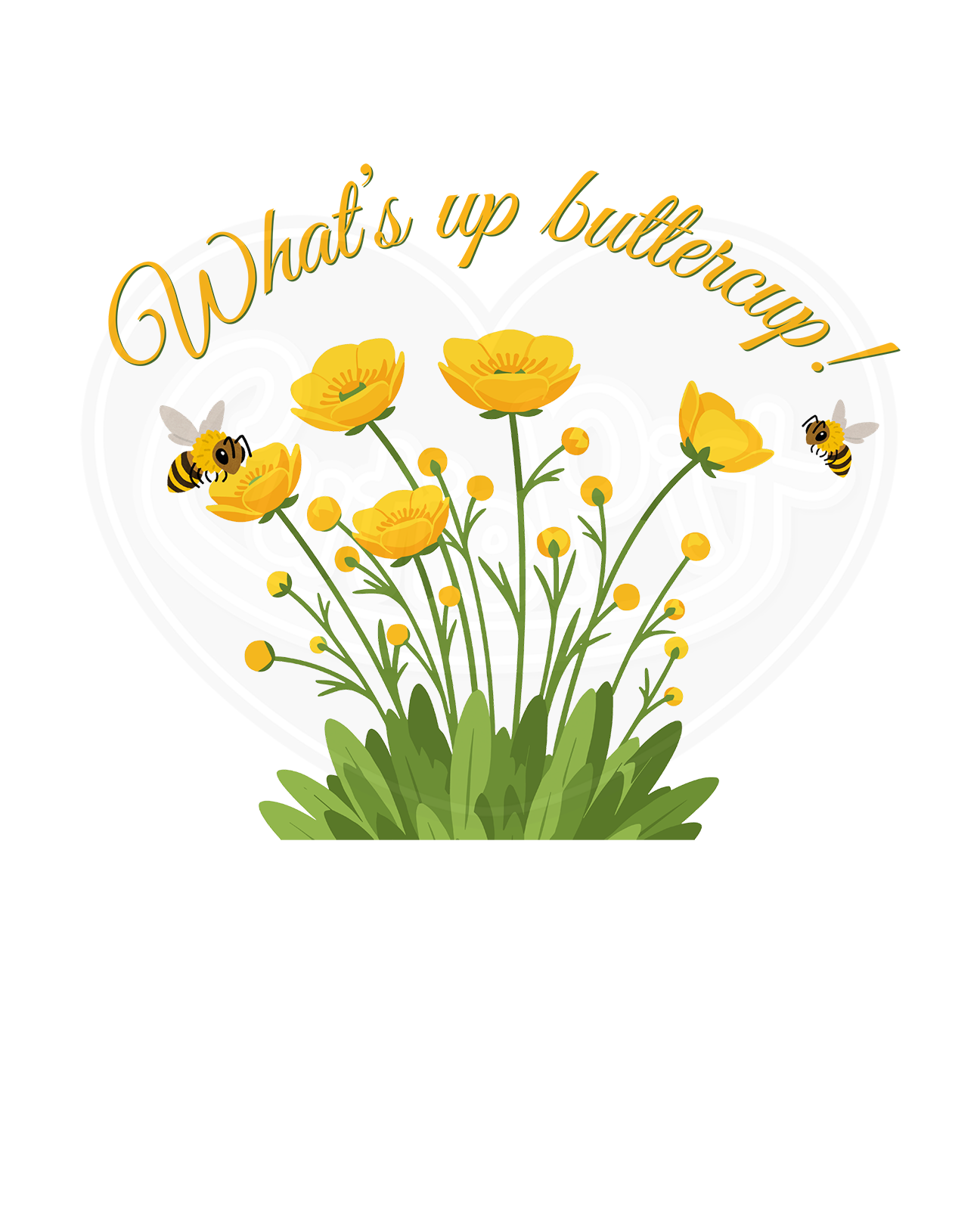 Unisex classic tee - What's up buttercup bees