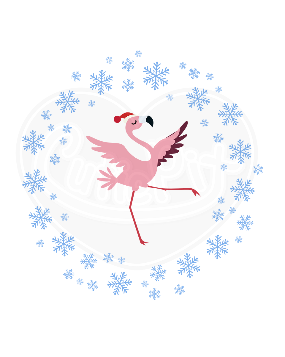 Infant bodysuit - Flamingo dancing