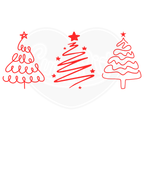 Youth classic tee - Winter trees red